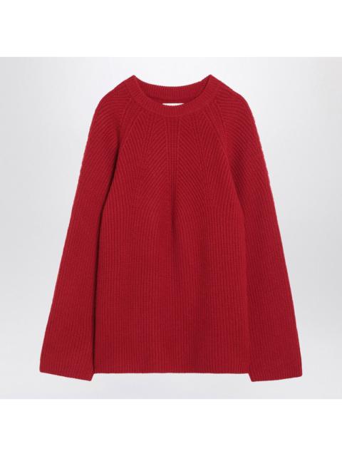 Loulou Studio Kara burgundy cashmere jumper