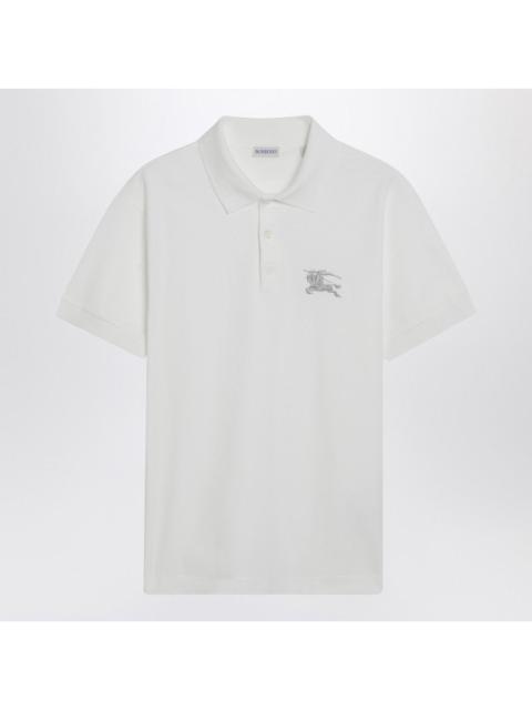 Burberry Burberry White Cotton Polo Shirt Men