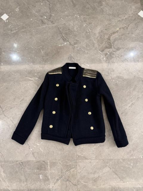 Balmain Pierre Balmain Navy Blue Wool Blazer