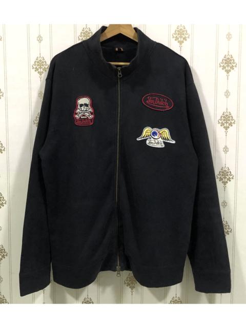 Other Designers Vintage Von Dutch Patch Logo Sweater Jacket