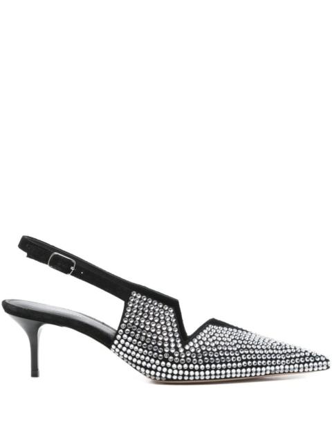 COPERNI Crystal Embellished Star Cut Out Low Stiletto