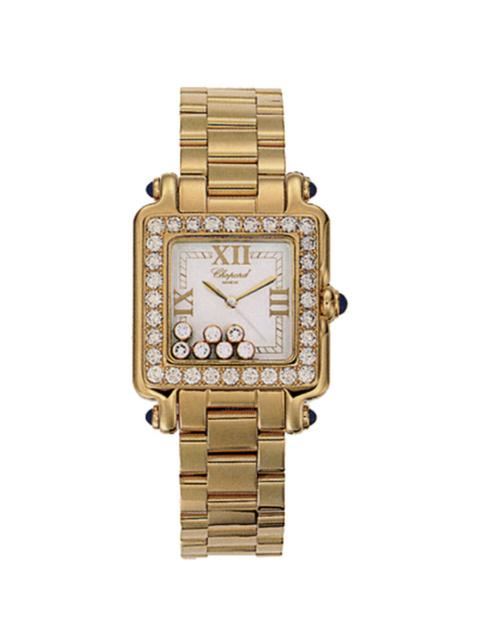 Chopard Chopard Happy Sport Square 18kt Yellow Gold Ladies Watch 276770-2311