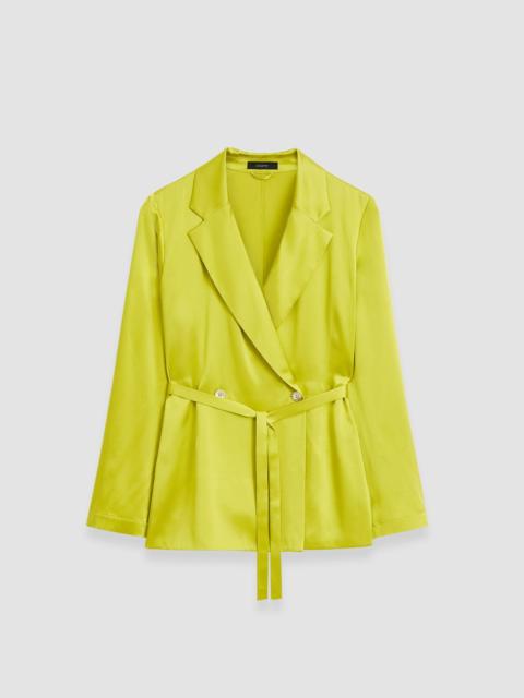 JOSEPH Silk Satin Joubert Jacket