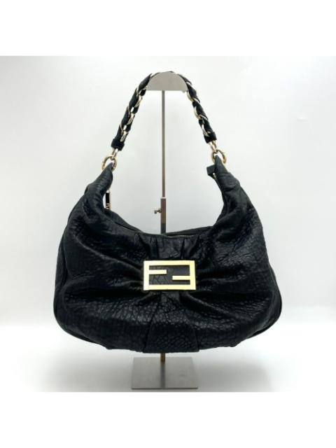 FENDI Fendi Black FF Hobo Bag