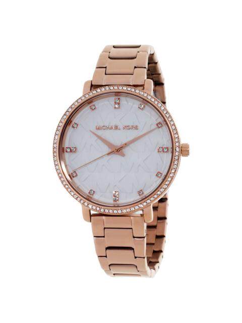 Other Designers Michael Kors Pyper Quartz Crystal White Dial Ladies Watch MK4917