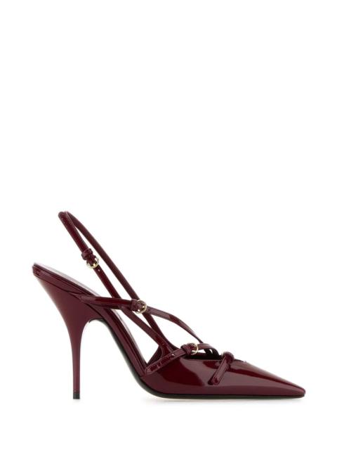 Miu Miu Miu Miu Women Tyrian Purple Leather Pumps