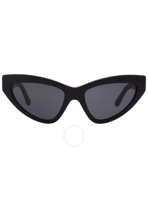 Dolce & Gabbana Dolce and Gabbana Dark Grey Cat Eye Ladies Sunglasses DG4439 501/87 55