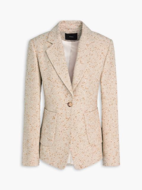 JOSEPH Glenview bouclé-tweed blazer