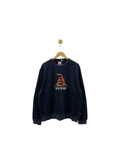Other Designers Vintage - BDGA Sweatshirt Snake Embroidery Logo XL Size