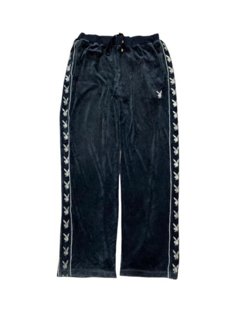 Other Designers Velour PLAYBOY Side Tape Trademark Pants