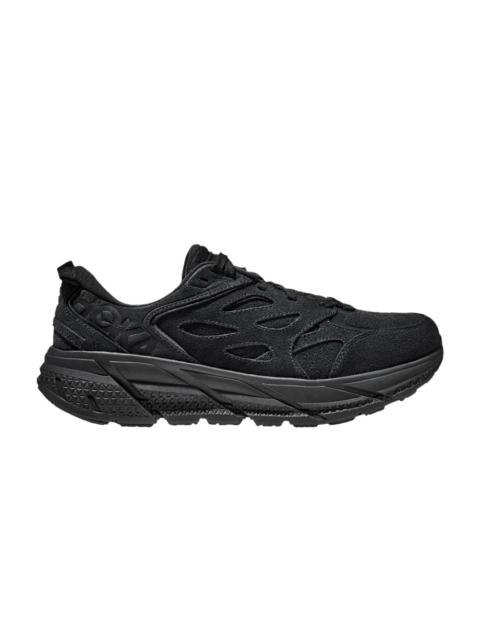 HOKA Clifton L Suede 'Triple Black'