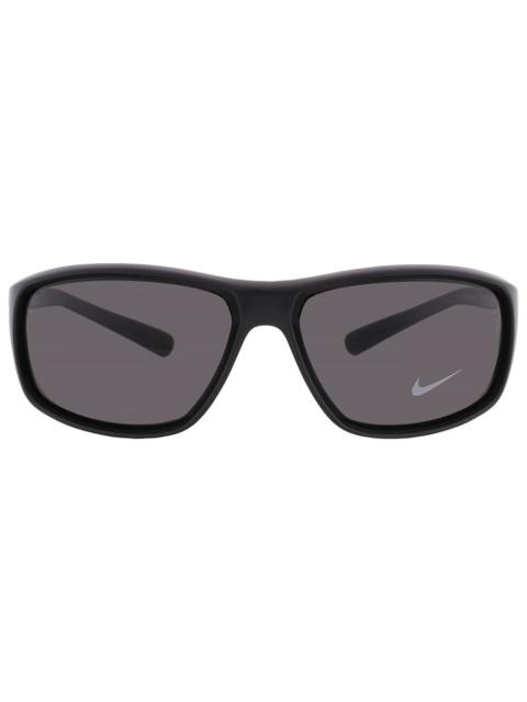 Nike Nike Grey Rectangular Men's Sunglasses NIKE ADRENALINE FQ4602 001 64