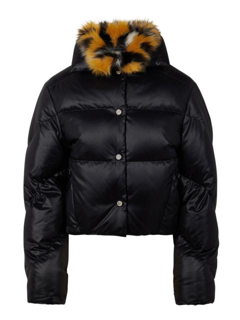 rabanne Faux Fur Puffer Jacket
