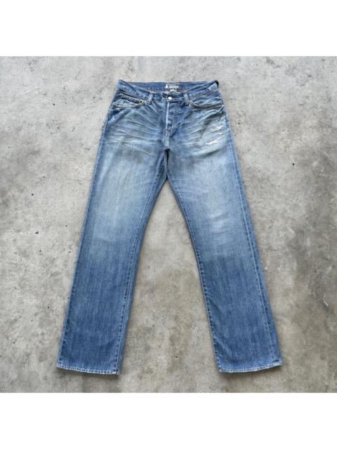 Other Designers Japanese Brand - Vintage Japanese Faded Fly Button Jeans Denim Pants W32