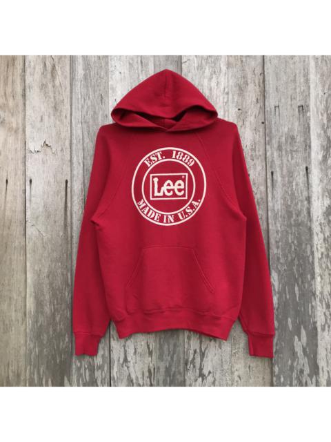 Other Designers Vintage - Vintage Lee Hoodie Sweatshirt Big Logo