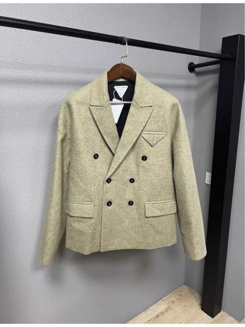 Bottega Veneta Bottega Veneta Chameleon Felted Wool Boxy Jacket
