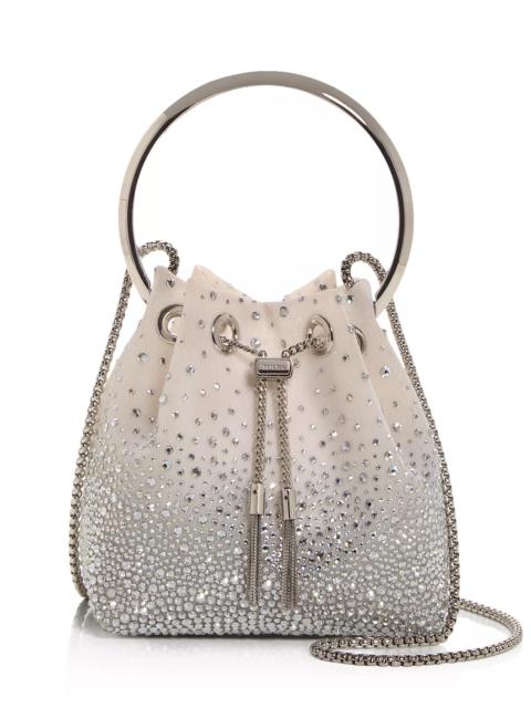 JIMMY CHOO Bon Bon Vuq Embellished Top Handle Bag