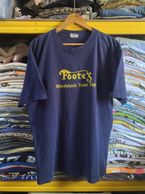 Other Designers Vintage Footes embroided Woodstock town tap USA