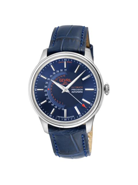 Other Designers Gevril Guggenheim Automatic Blue Dial Men's Watch 49201