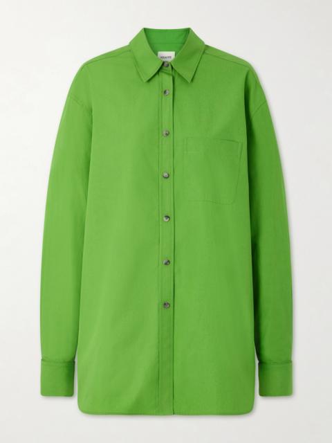 KHAITE Newton Cotton-poplin Shirt