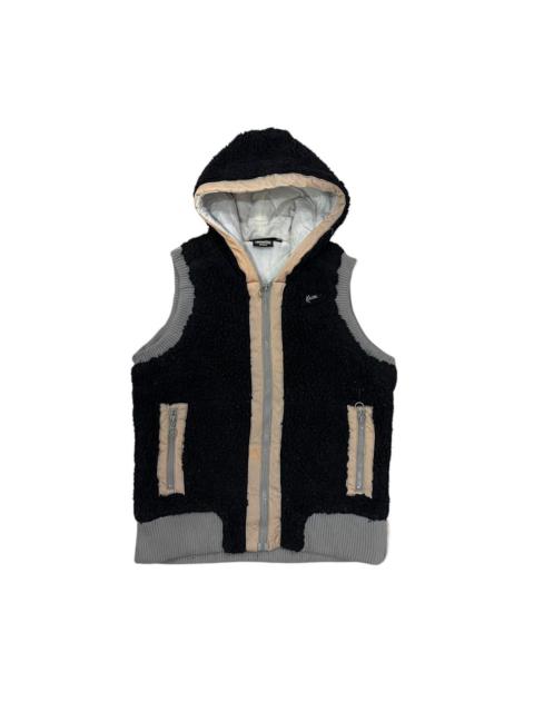 Other Designers Vintage KAVU Deep Pile Hoodie Vest