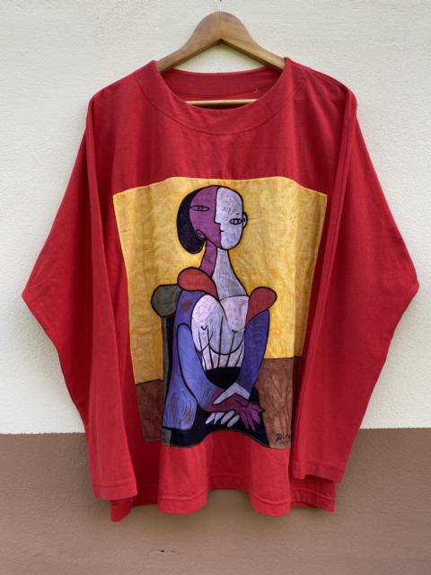Other Designers Vintage - Rare🚨 Vintage Boxy Picasso Longsleeve artwork painting