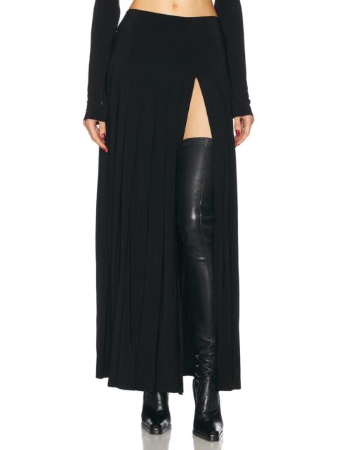 NORMA KAMALI for FWRD Pleated Long Skirt