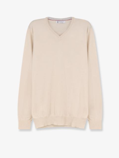 Brunello Cucinelli Brunello Cucinelli Cashmere Sweater Beige Men