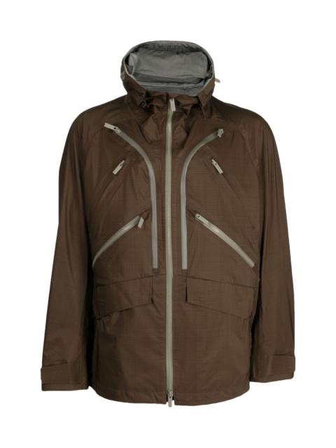 White Mountaineering ZIP-UP PLAID HOODED JACKET