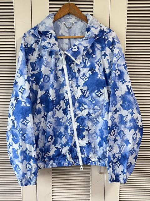 Louis Vuitton Louis Vuitton Blue Printed Hooded Jacket