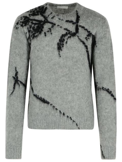Dries Van Noten Dries Van Noten Grey Wool Blend Sweater Men