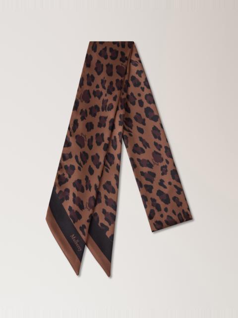Mulberry Skinny Scarf - Leopard
Ebony Recycled Polyester