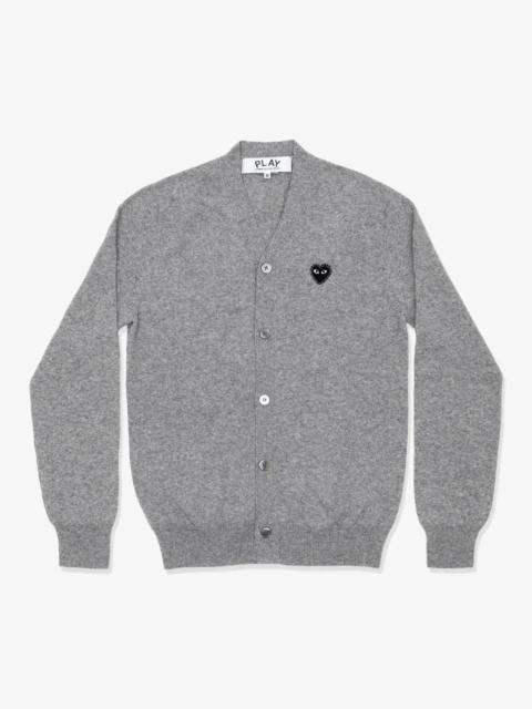 Comme des Garçons PLAY Rhinestone Black Heart V-Neck Cardigan Unisex