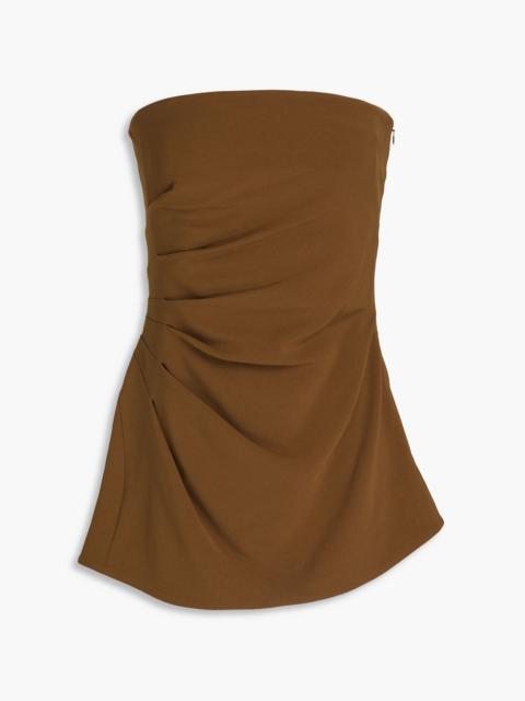 Proenza Schouler Strapless draped crepe top