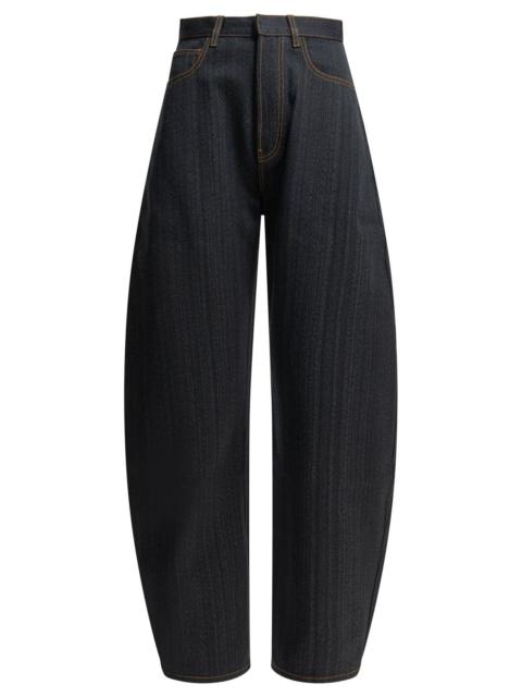 Alaïa Alaia "Round" Wide-Leg Jeans (FR 36)