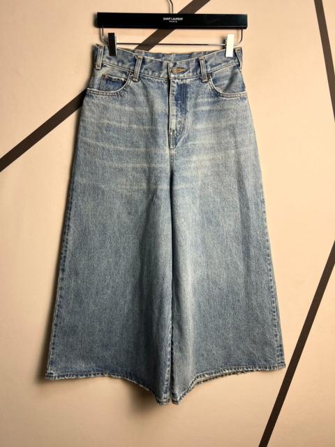 CELINE Celine 19AW Light Blue Bell Bottom Denim Pants