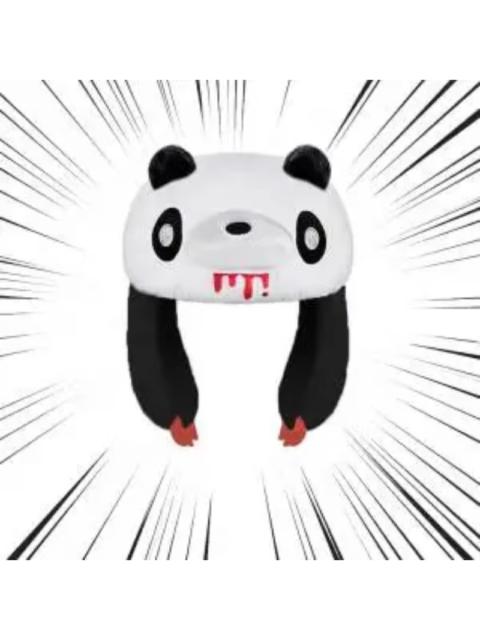 Other Designers Japanese Cartoon Anime Panda Blood Gloomy Bear Ushanka Hat Cute Y2K Warm Earflap Trapper Hat Bomber