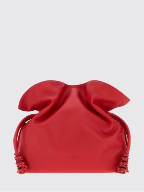 Loewe Loewe Women Leather Flamenco Clutch Loewe