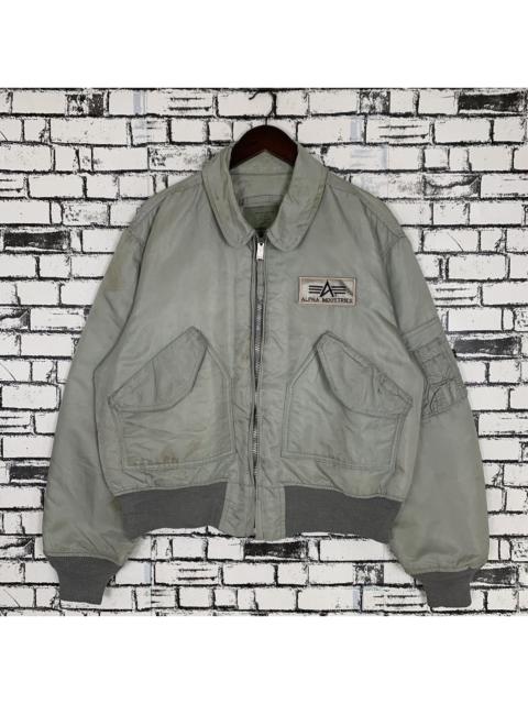 Other Designers Alpha Industries CW Flight Jacket Alpha Bomber Jacket