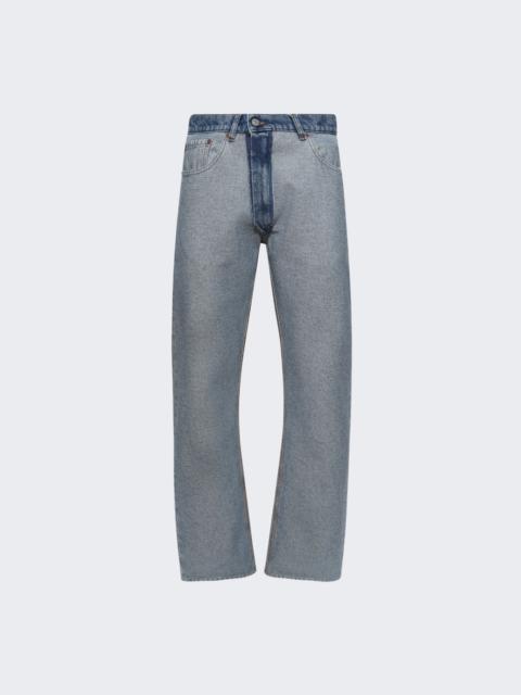 MM6 Maison Margiela Straight Leg Jeans Medium Blue