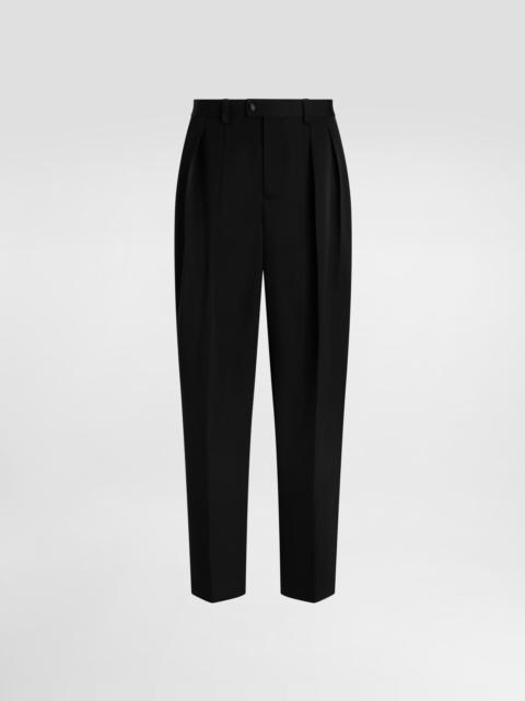 Dolce & Gabbana Wool gabardine trousers