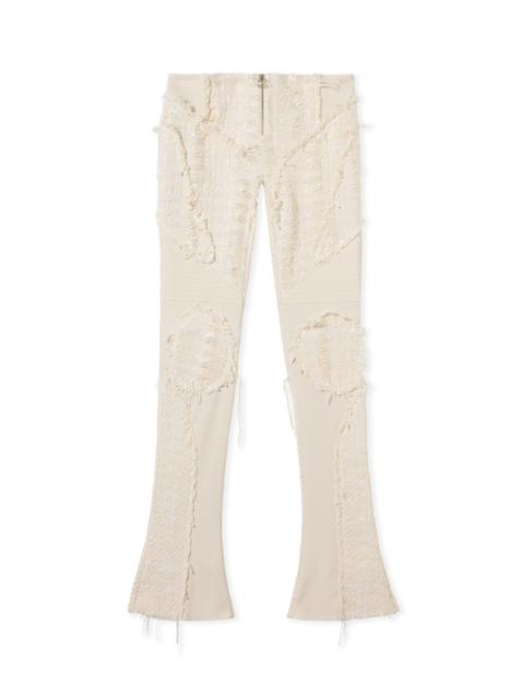 Off-White Tweed Slim Pants