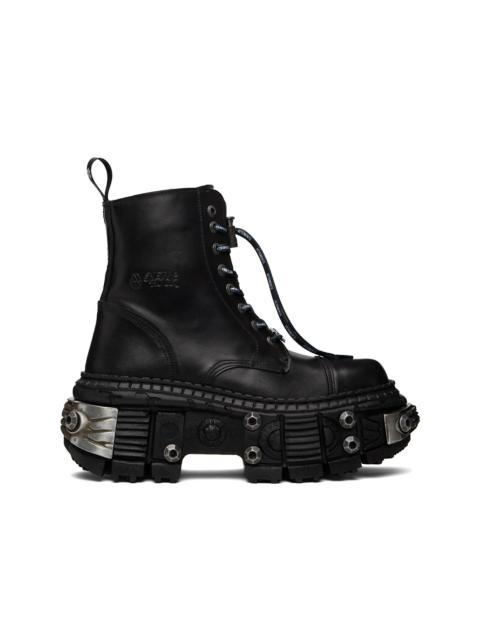 VETEMENTS Black New Rock Edition Destroyer Boots