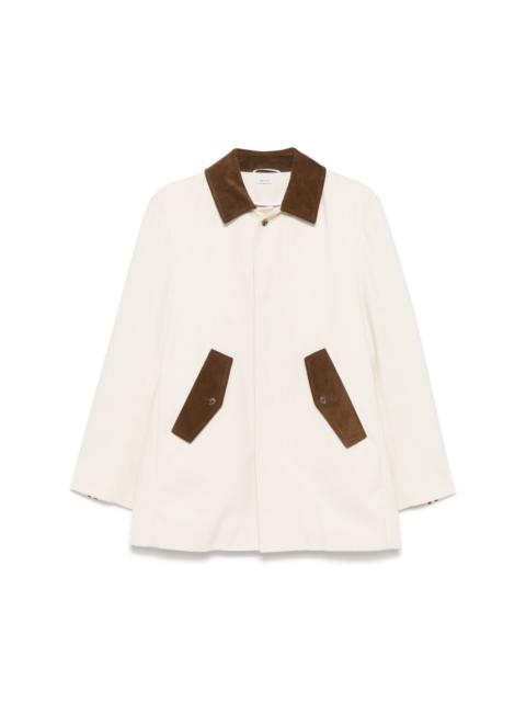 bal collar denim jacket