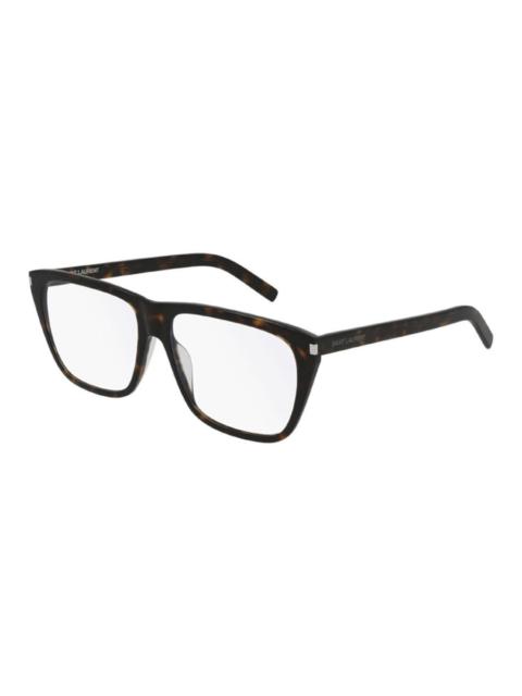 SAINT LAURENT Saint Laurent Ladies Brown Square Eyeglass Frames SL434SLIM 002