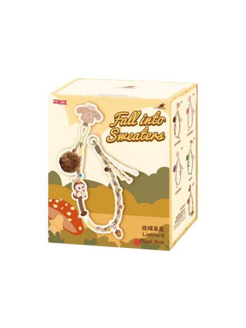 POP MART Pop Mart Labubu The Monsters Fall into Sweaters Series Phone Lanyard Single Blind Box