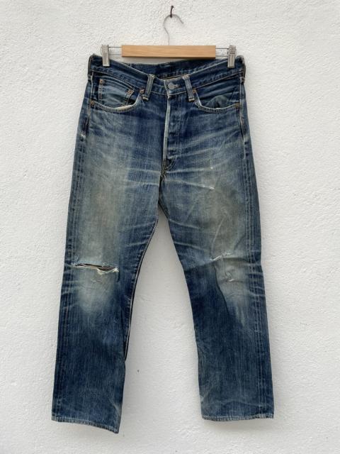 Other Designers Vintage - Joe McCoy Distressed Rips Selvedge Denim Jeans