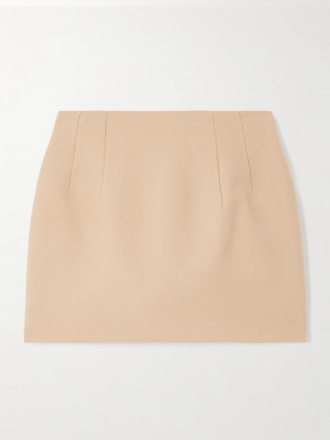 WARDROBE.NYC Contour Wool Mini Skirt