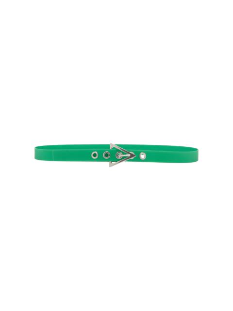 Bottega Veneta Buckled Rubber Belt green