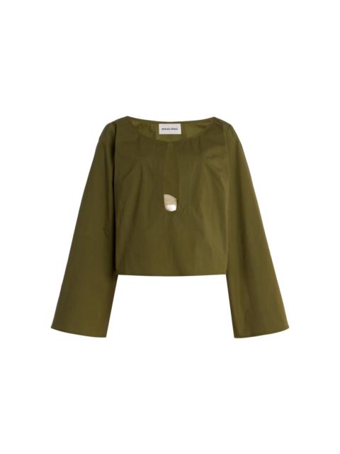 MARLIES GRACE Exclusive Ocean Cotton Top green